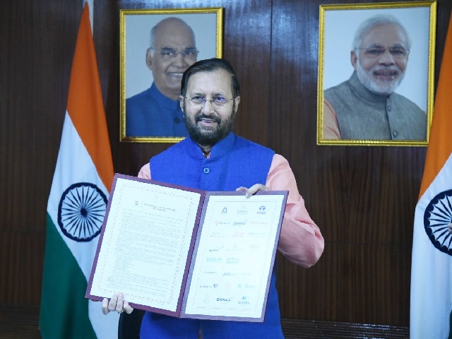 Environment Minister Prakash Javadekar chairs ‘India CEO Forum on Climate Change’, highlights India's plans of reducing carbon emission